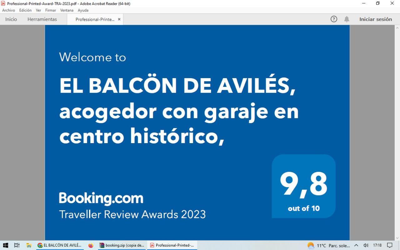 El Balcön De Avilés, Acogedor Con Garaje En Centro Histórico, Apartamento