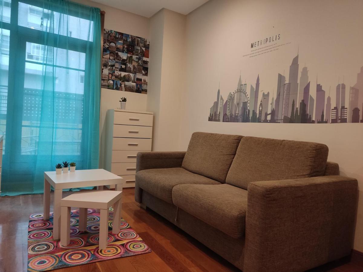 Pleno Centro, Terraza, Principe, 5 Min Casco Vello Y Estacion Ave Apartamento Vigo