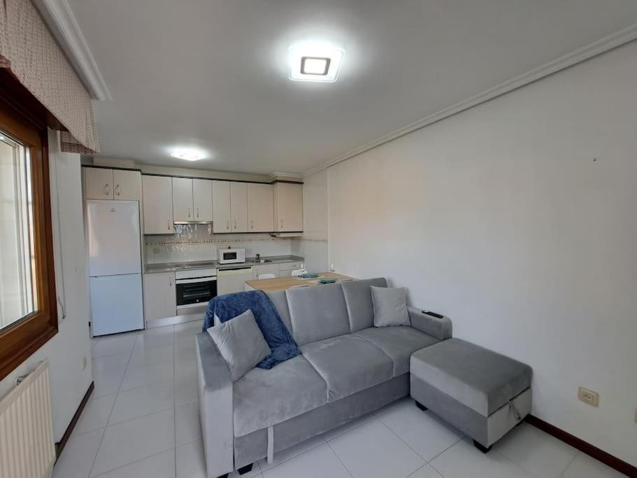 Apartment Baiona, Primera Linea De Playa Ladeira, Terraza.