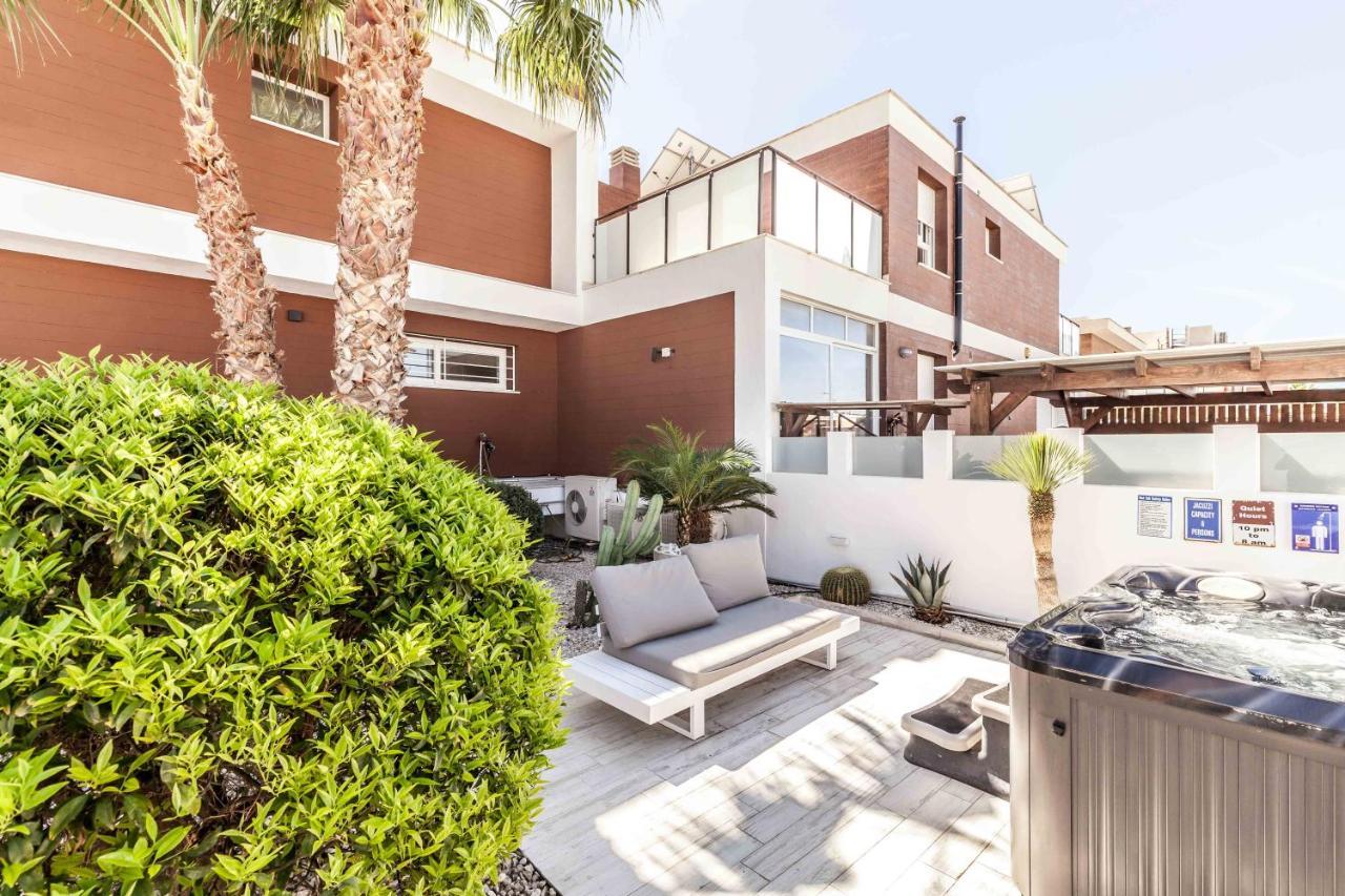 Villa Casa Bos Orange Wellness Luxury Entire Jacuzzi & Pool Gran Alacant Near Puerto Marino