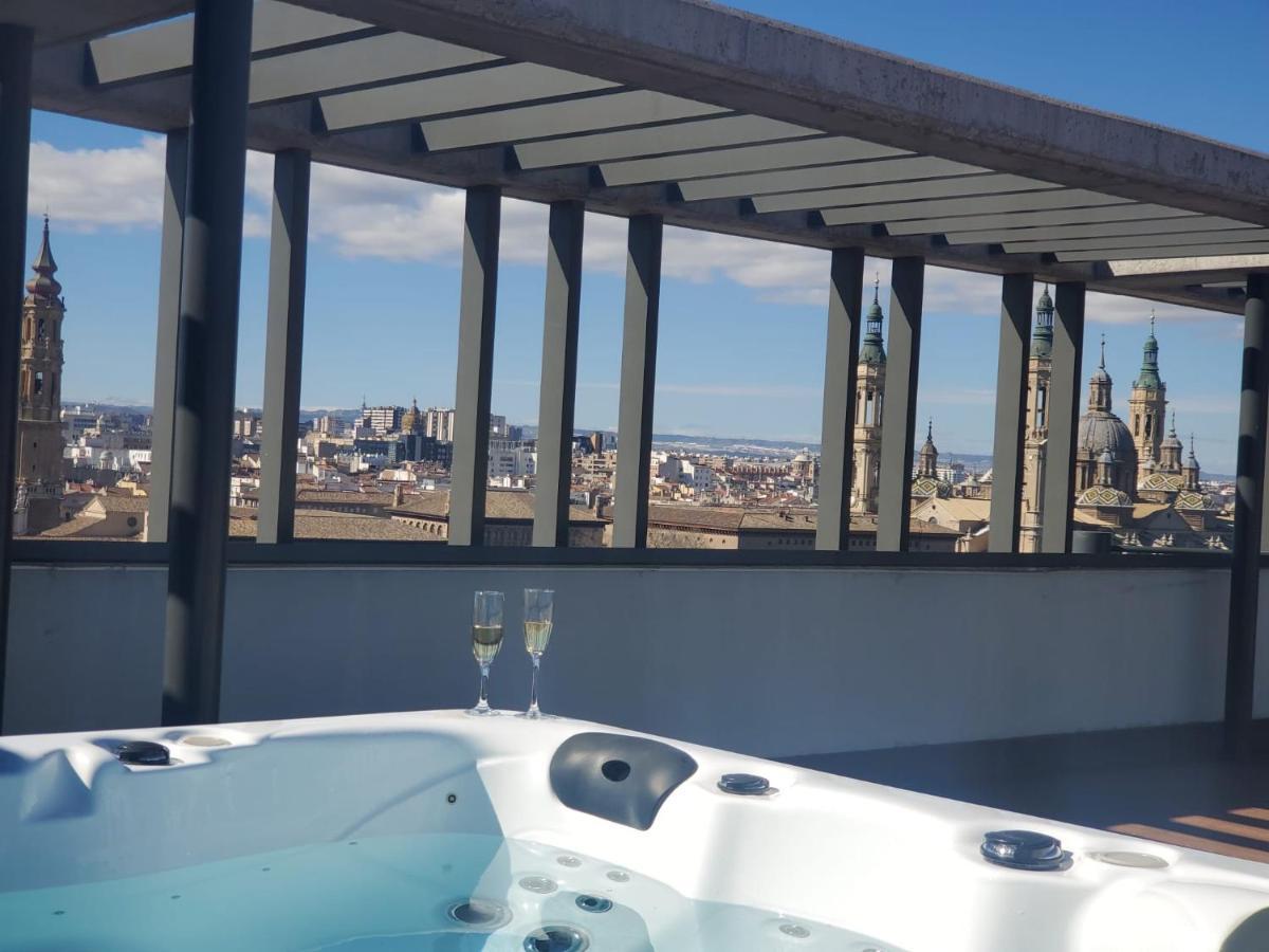 Atico Mejores Vistas Al Pilar Jacuzzi Y Garaje Zaragoza