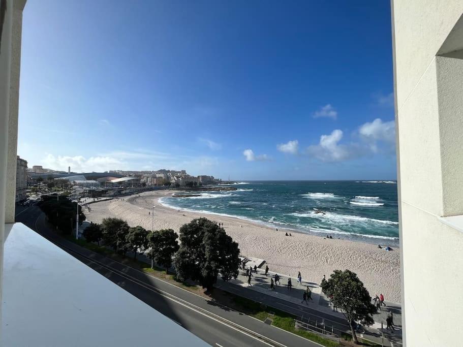 Apartamento Primera Linea De Playa De Riazor A Coruña