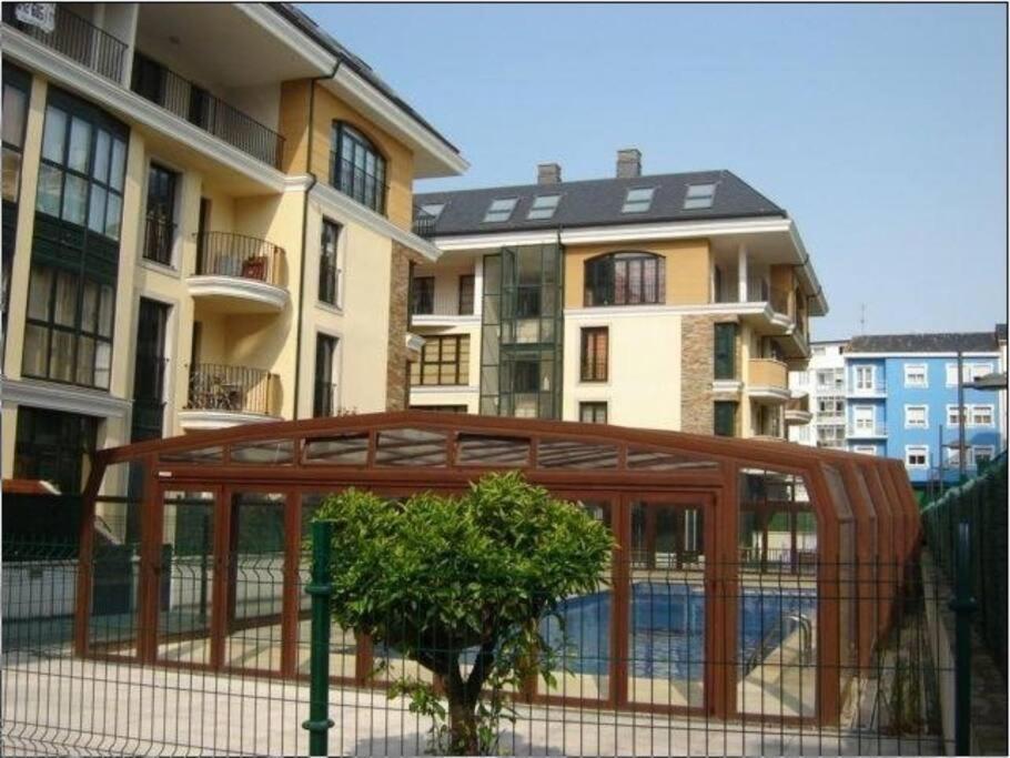 Apartamento Duplex Con Piscina Y Terraza Playa A Rapadoira Foz
