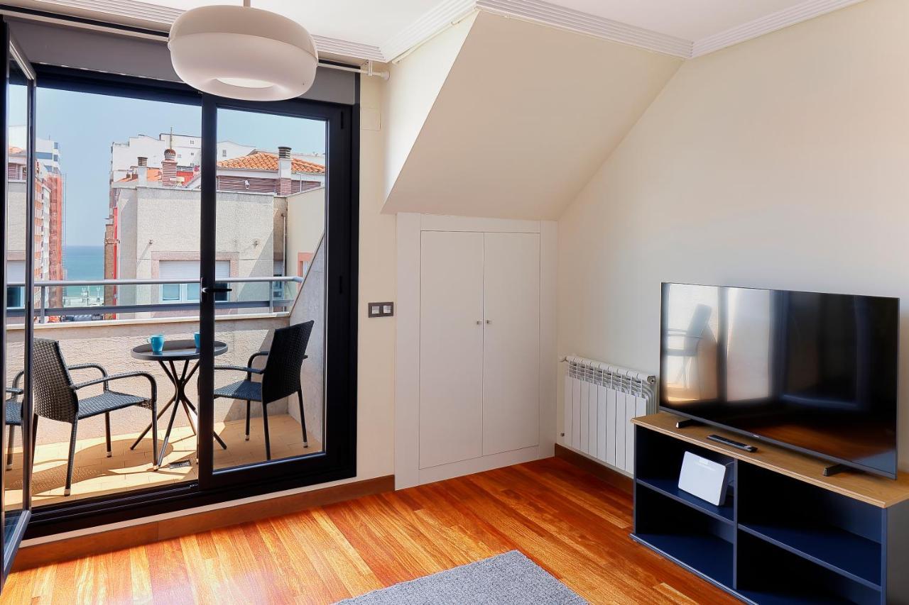Apartamento Atico Con Terraza, Vistas Al Mar Y Parking En Playa De S Lorenzo *