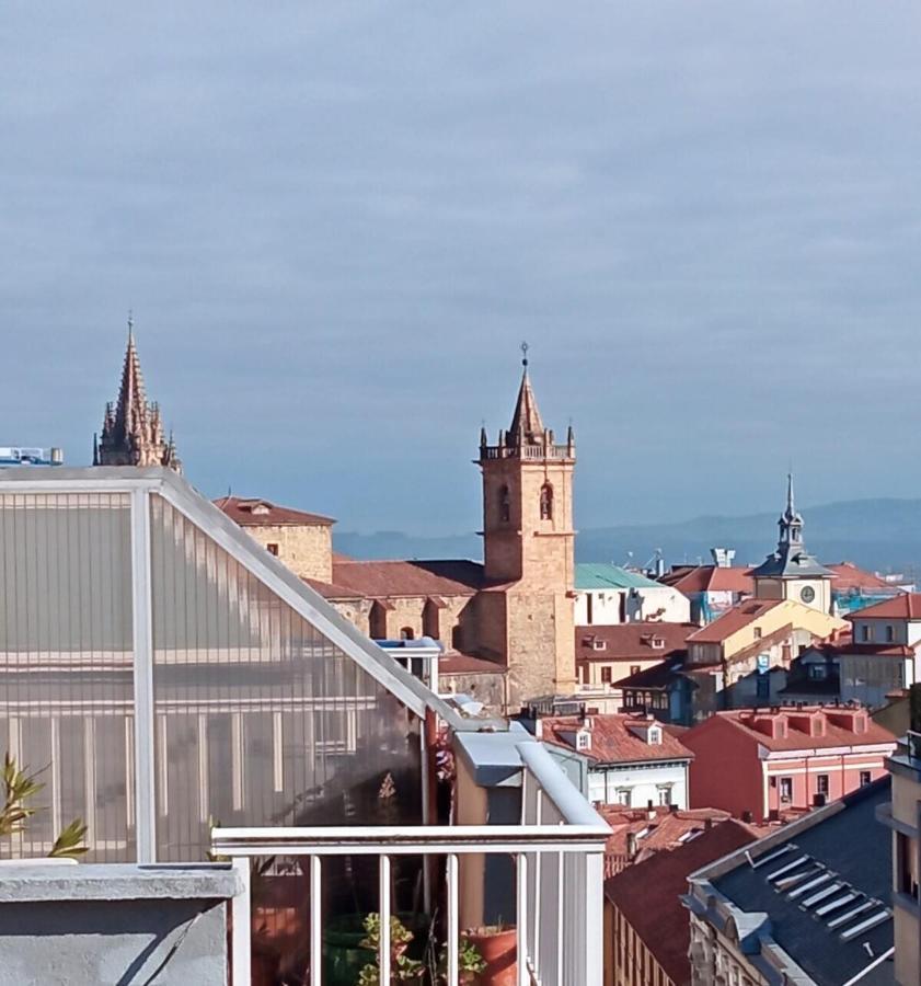 Atico Quintana I - Con Terraza, Vistas A La Ciudad, En El Centro, Con Wifi Y Garaje Apartamento Oviedo