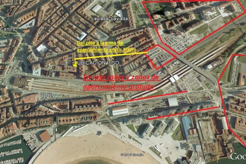 Apartment A Un Paso De La Playa, Amplio Gijon