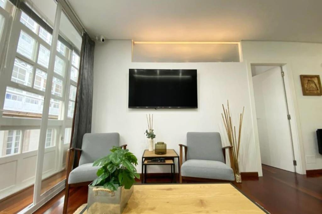 Apartamento 2h 2b En El Centro Con Garaje A Coruna