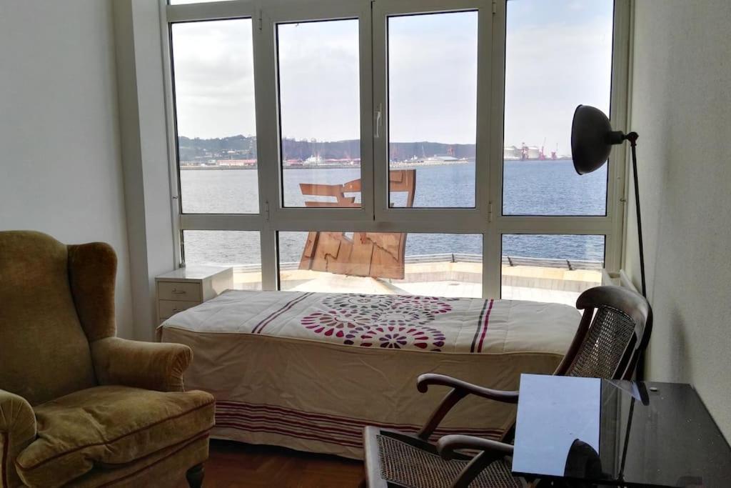 Apartamento Espectacular Piso De 2 Con Impresionantes Vistas Al Mar Y Parking Gratuito En El Propio Edificio Gijón
