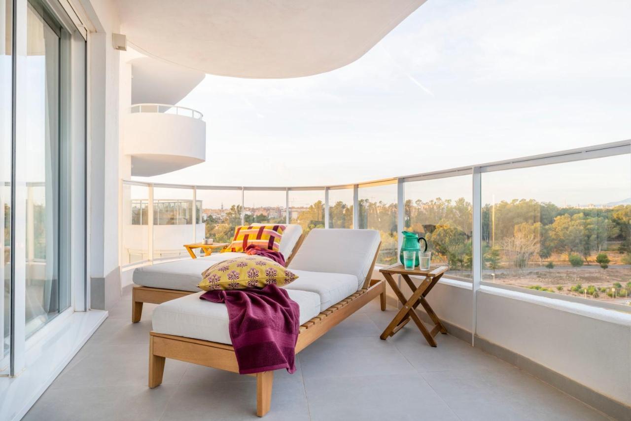 Apartment Gran Canet 2br! Walk To Beach, Sea View, Sauna & Gym