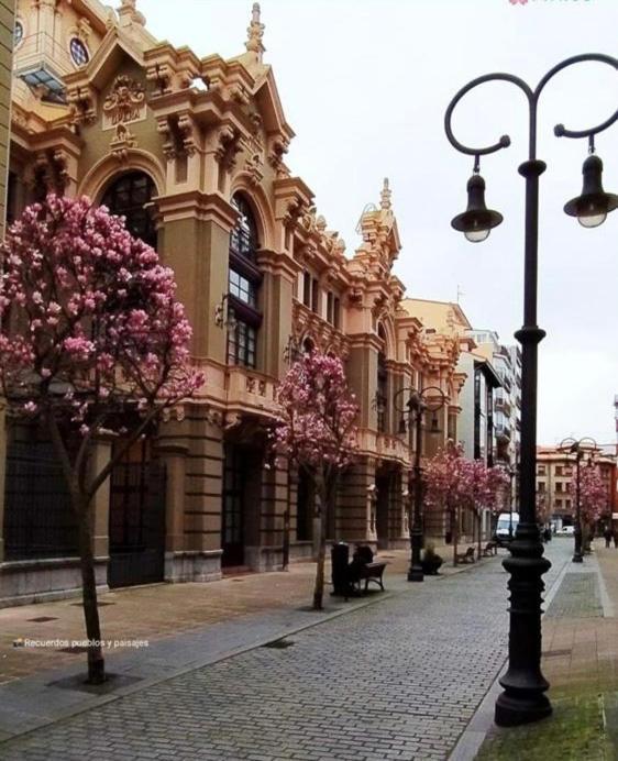 Palacio Valdes, Centro Aviles, Con Parking Apartment *