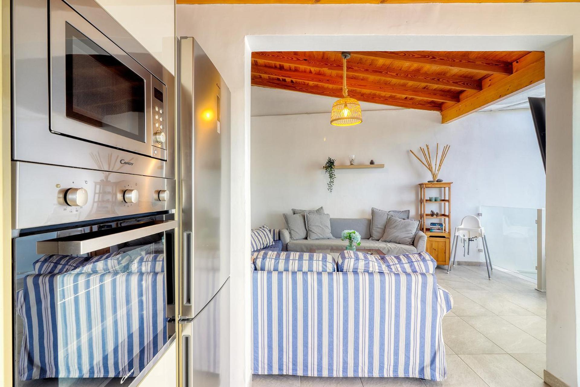 Holiday home Big Terraced House, 100M To The Beach, With Bbq And Sea View Guincho (Tenerife)
