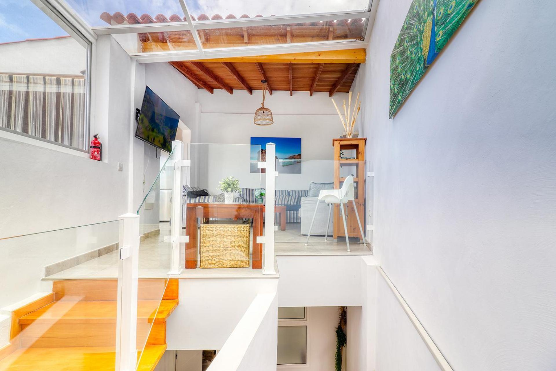 Big Terraced House, 100M To The Beach, With Bbq And Sea View * Guincho (Tenerife)