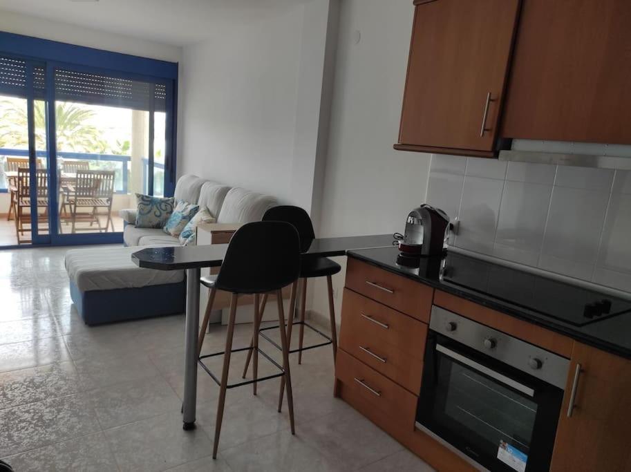 White & Blue Village Apartment