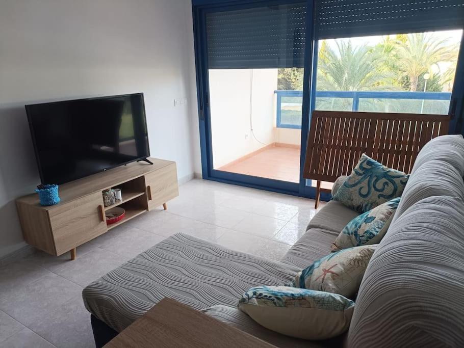 White & Blue Village Apartment Cartagena