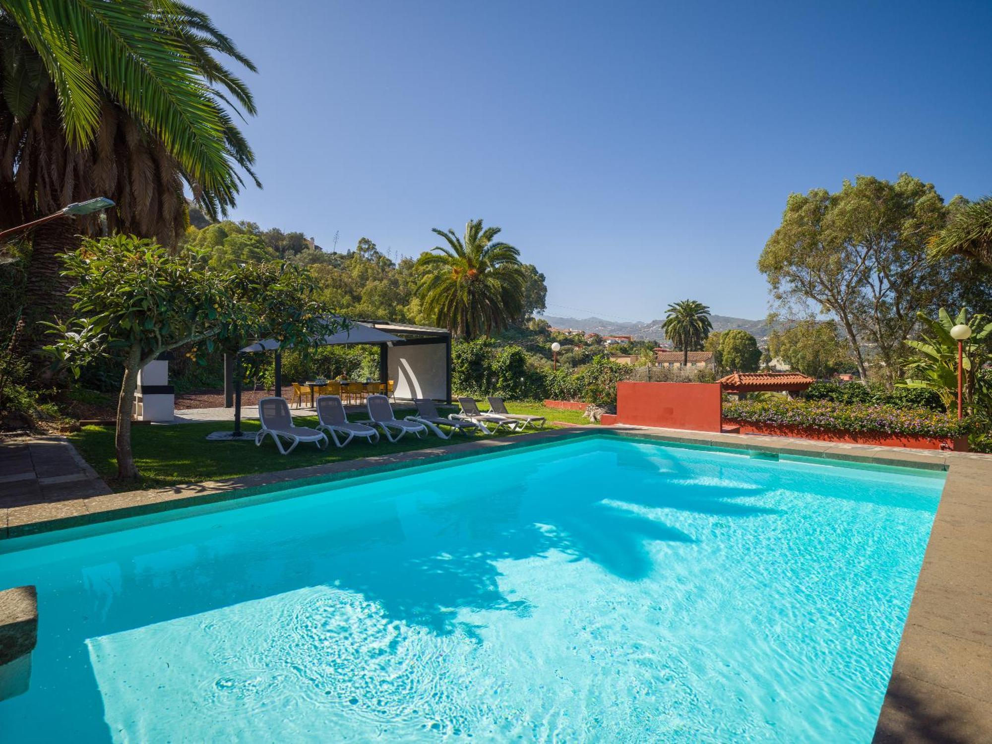 El Jardin De With Private Pool, Sauna&jacuzzi Santa Brígida