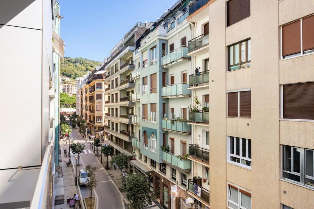 Terraza Playa Y Calle Peatonal Ess03377 Apartamento San Sebastián