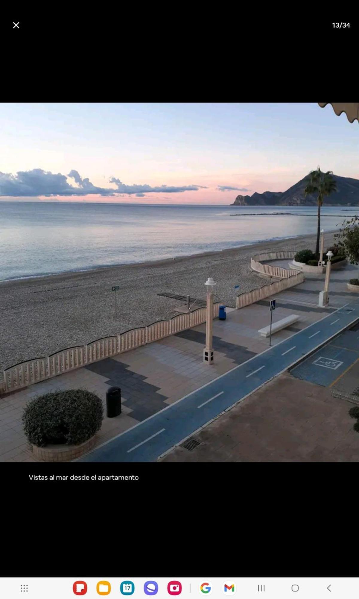 Apartamento Con Acceso Directo Al Mar En Y Parking Altea