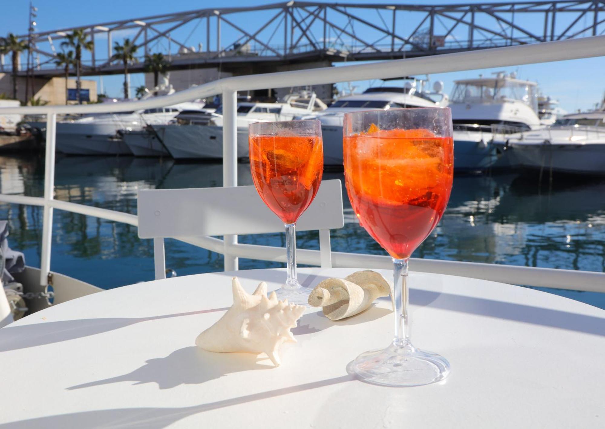 Unique In Barcelona ! Catamaran With A Private Swimming Pool Hotel en barco *