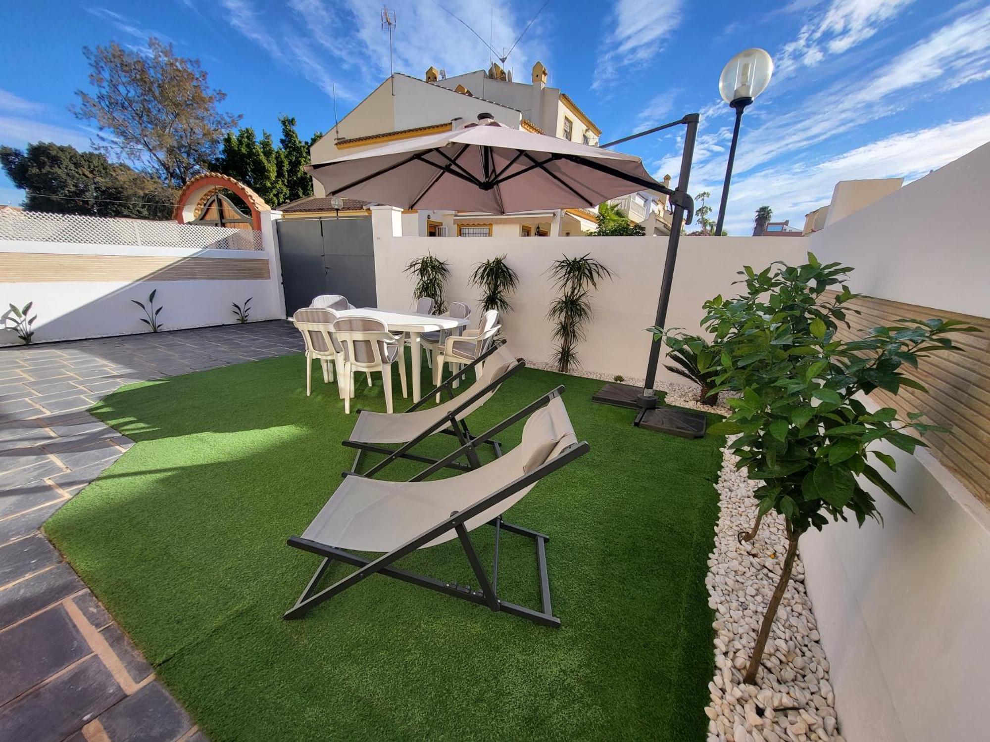 Sunny House With Communal Pool And Garden