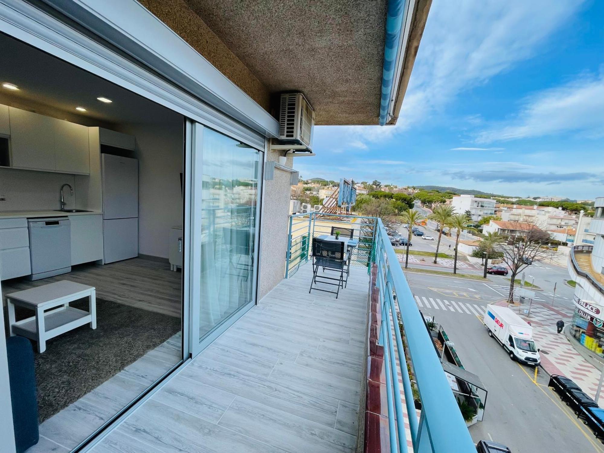 Con Balcón Y Piscina Apartamento Platja d'Aro (Playa de Aro)