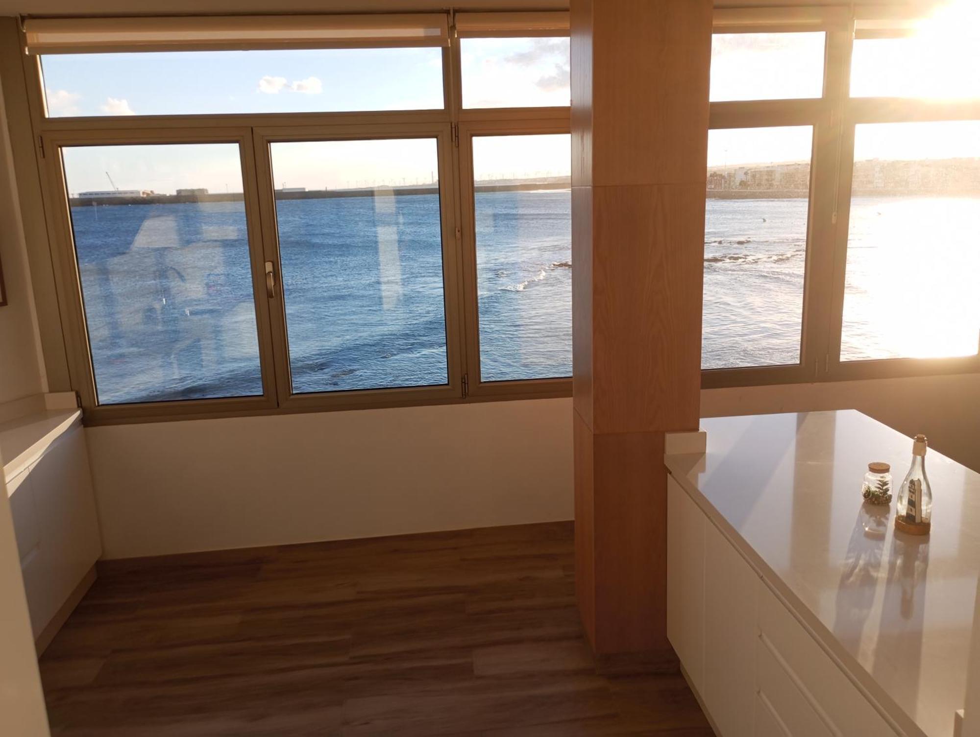 Sea View On Beach Apartment Arinaga