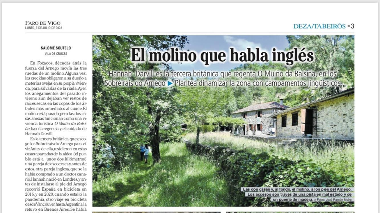 O Muino Da Balsina Сasa de vacaciones