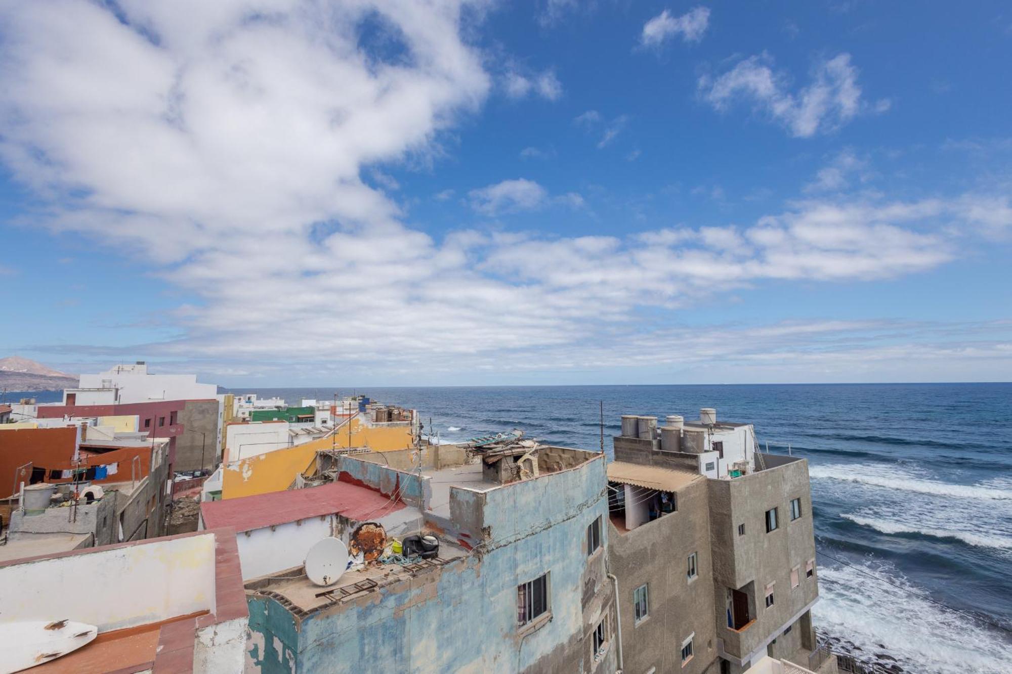 Costa Norte San Andres Studio Con Terraza Compartida Vista Al Mar *