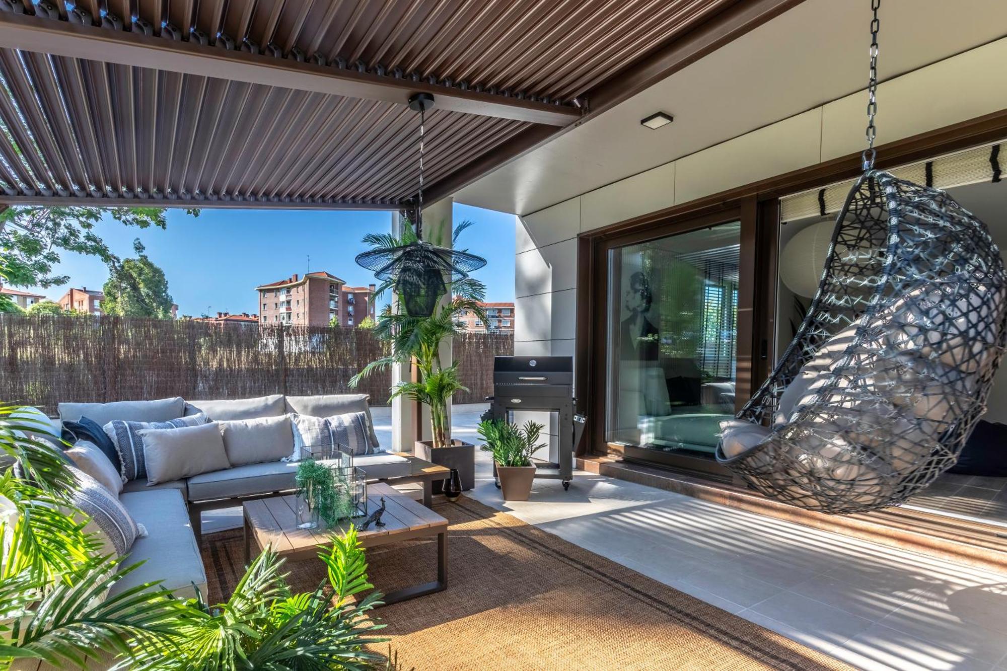 Akomodat En Precioso Y Moderno Con Jardin Y Parking Getxo