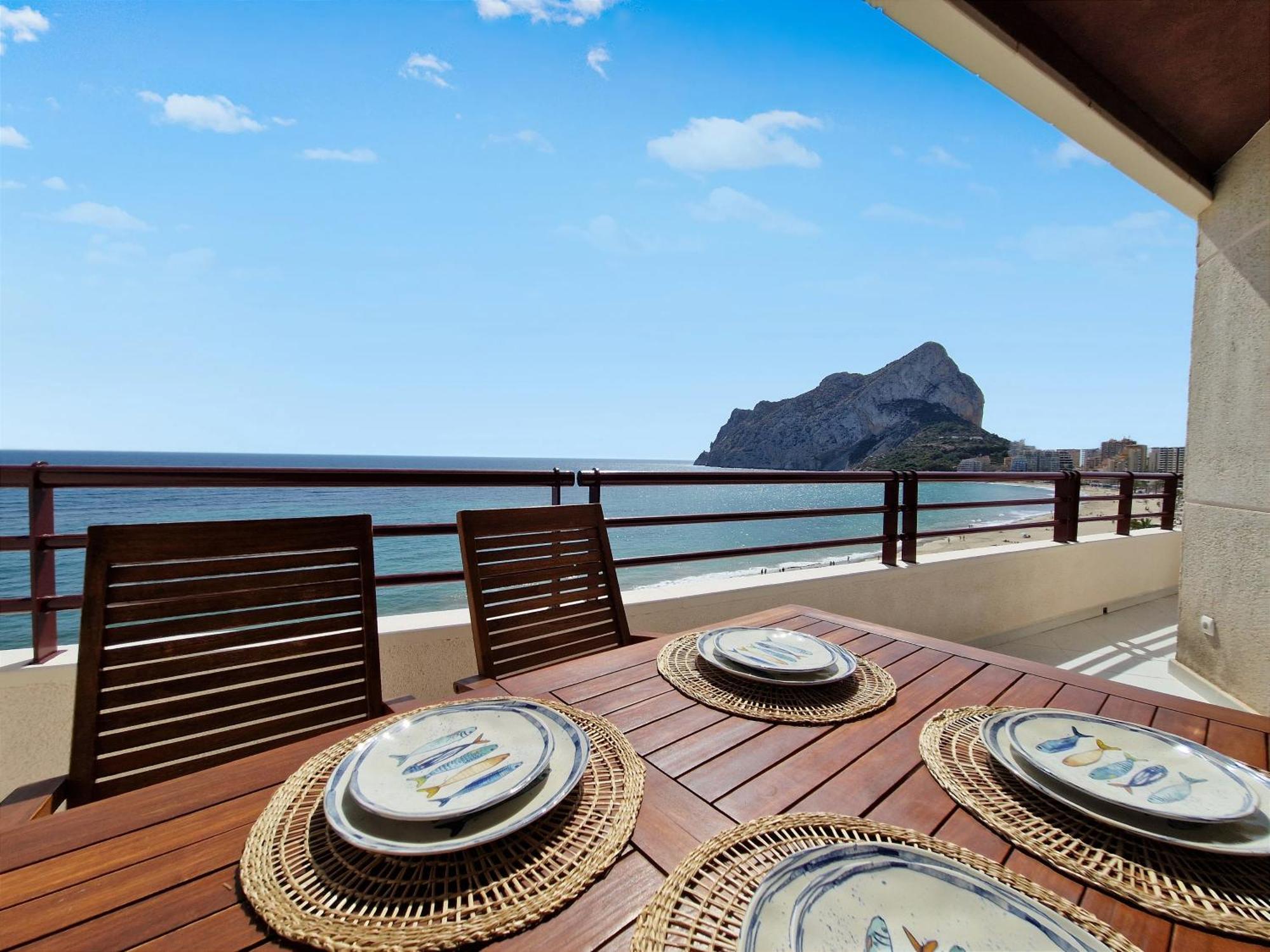 Duplex Aloha Calpe, Primera Linea De Playa *