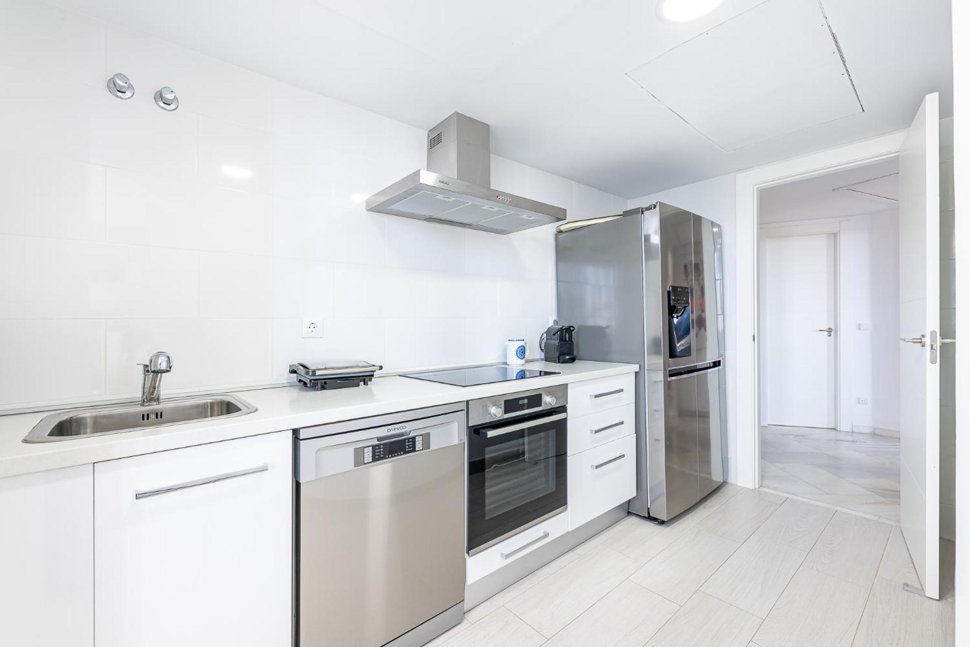 Located In Puerto Marina With Sea Views, First Line Of Beach. Benalmadena