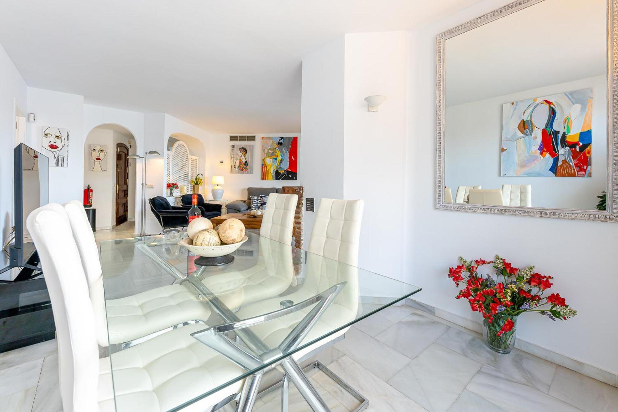 Located In Puerto Marina With Sea Views, First Line Of Beach. Apartment Benalmadena
