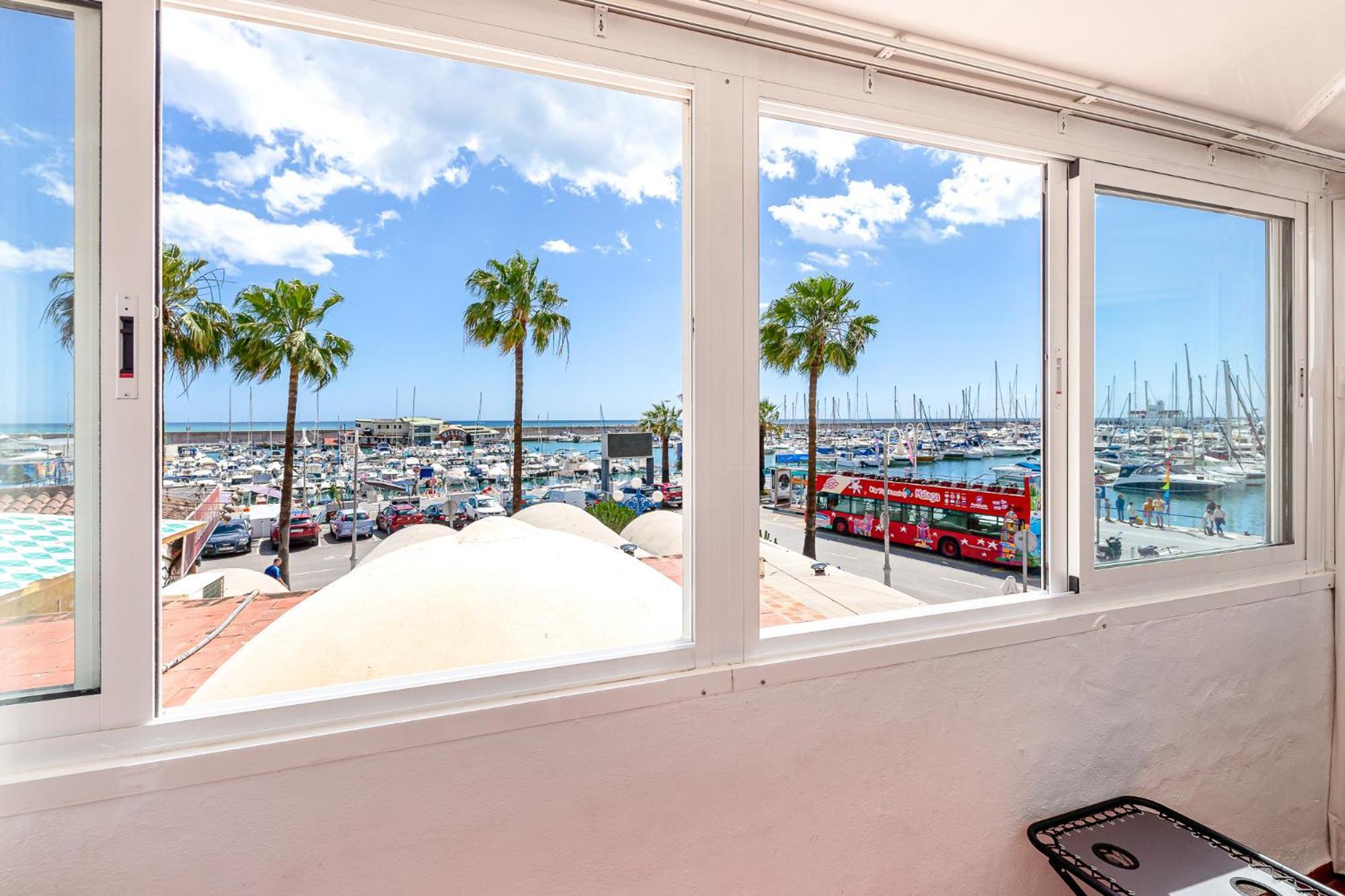 Located In Puerto Marina With Sea Views, First Line Of Beach. Benalmadena