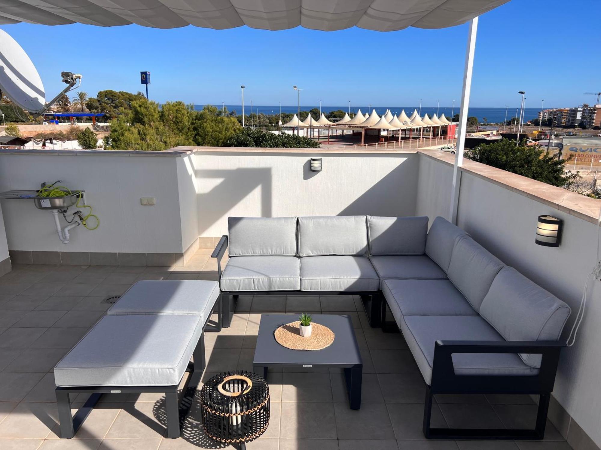 Villa Punta Prima 3 Bedrooms And Solarium Sea View Torrevieja