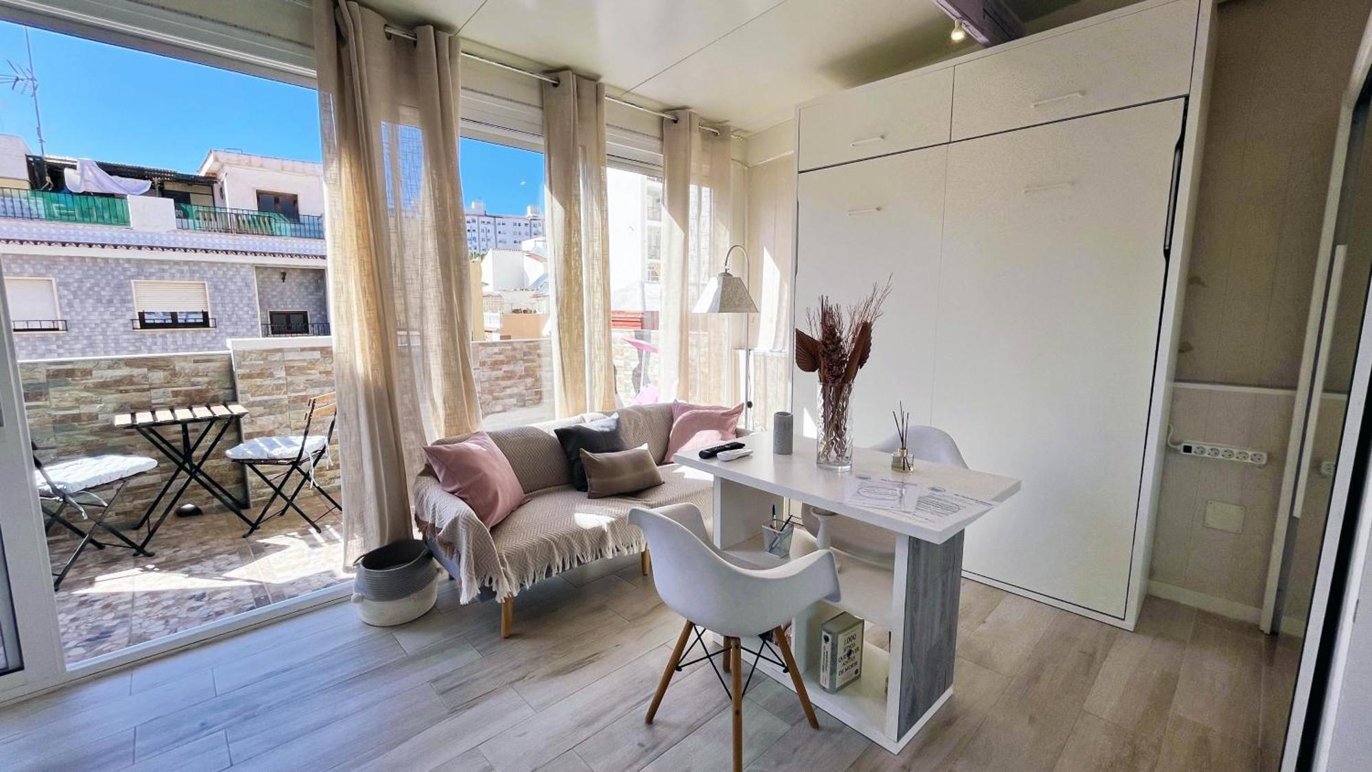 Apartamento A 5 Minutos De La Playa Con Terraza En Málaga