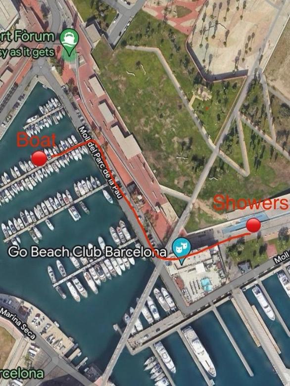 !!boat With Ac In Port Forum 2 Bikes Included!! Hotel en barco *