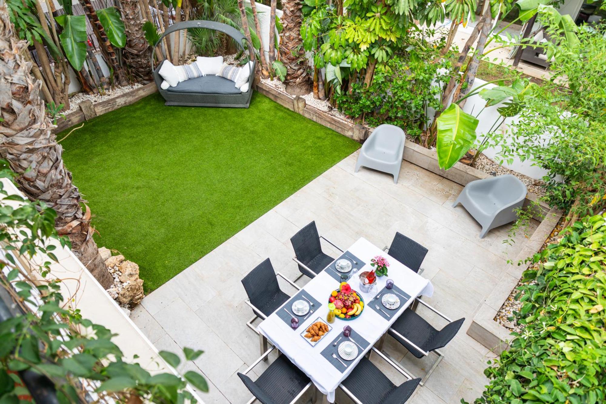 Covd 19 Free- Total Purified -design House Marbella- 3 Mn De Puerto Banus - Golden Mile - Tropical Garden&pool *