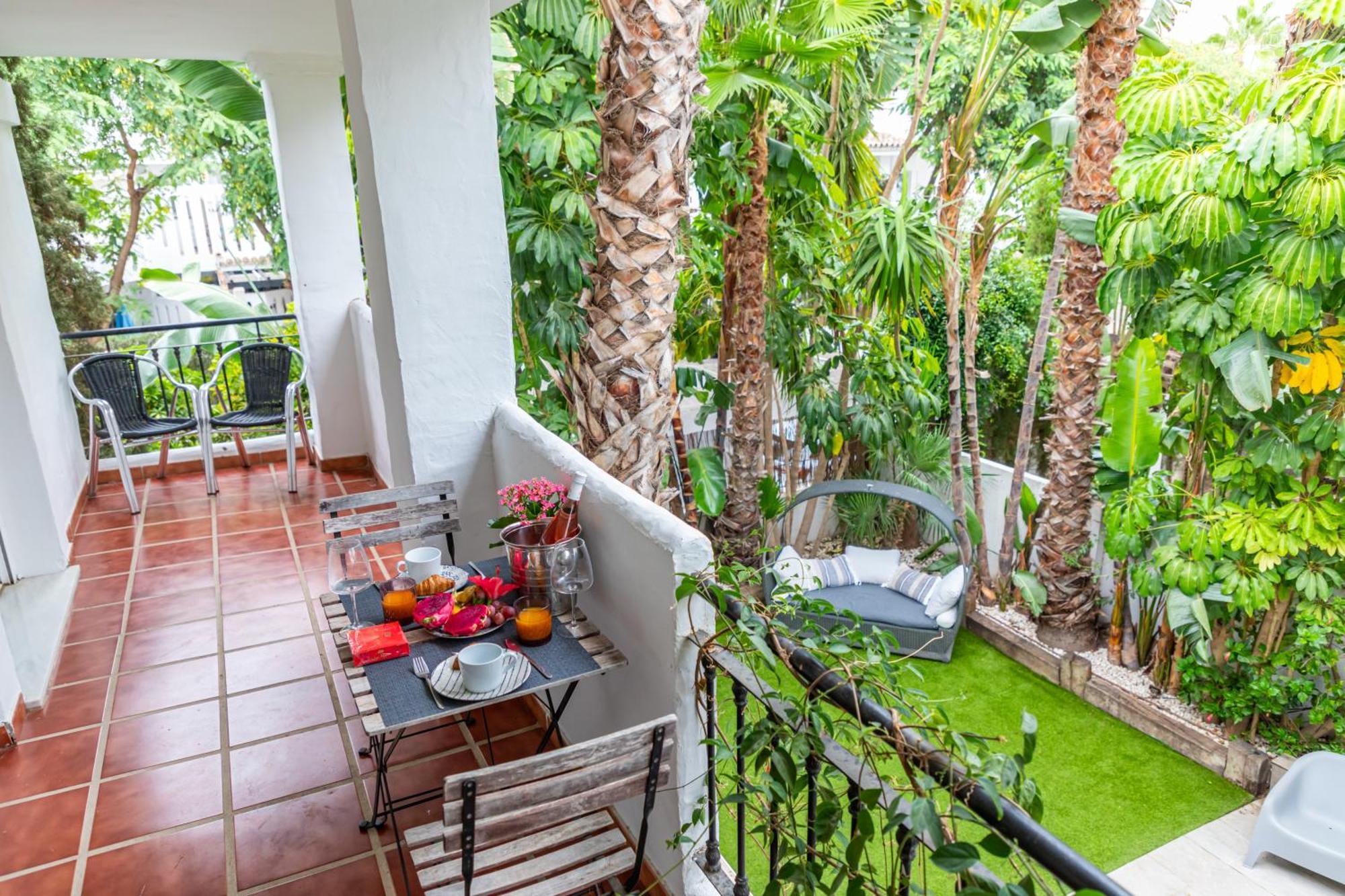 Covd 19 Free- Total Purified -design House Marbella- 3 Mn De Puerto Banus - Golden Mile - Tropical Garden&pool Сasa de vacaciones Marbella