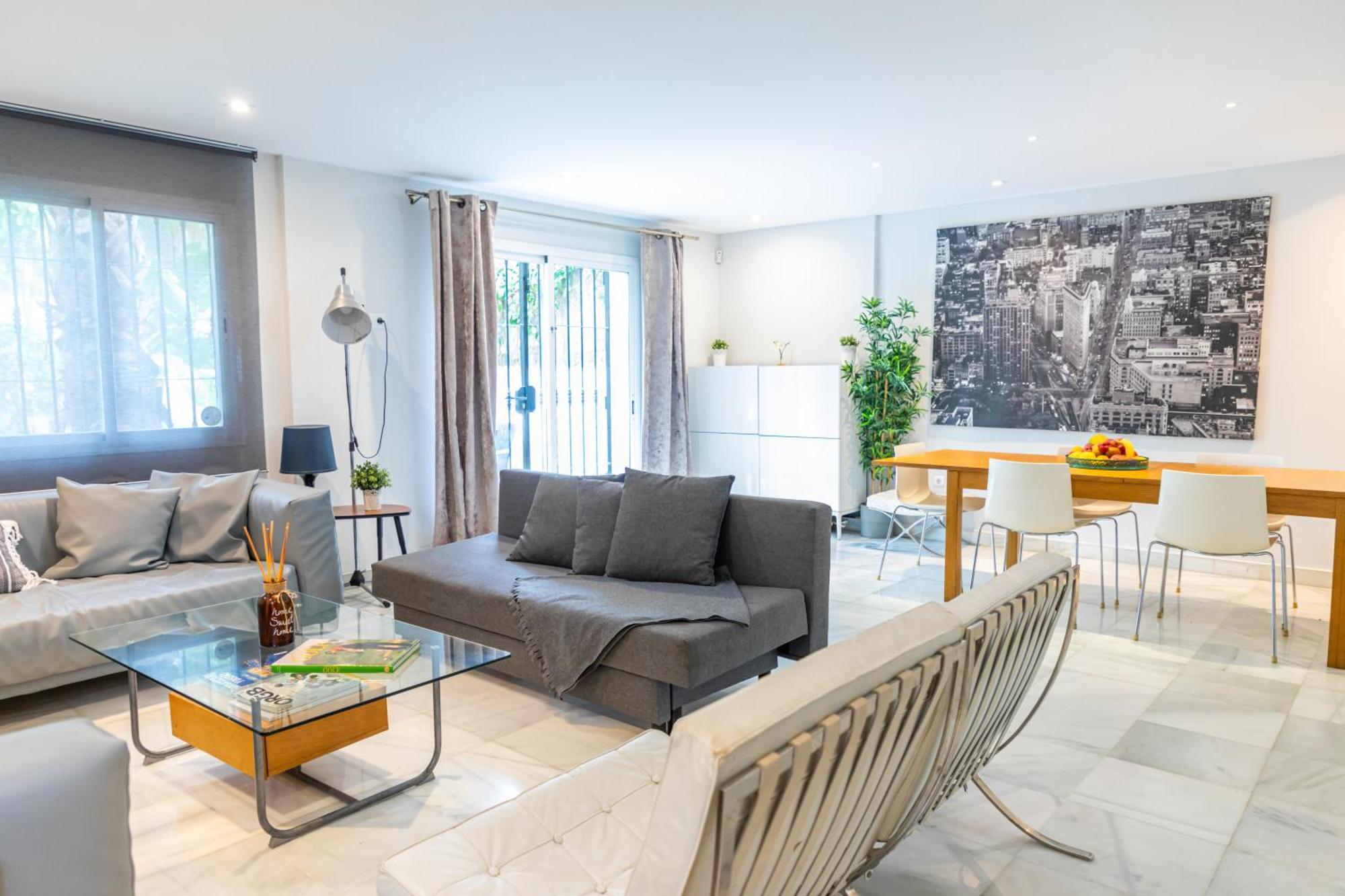 Covd 19 Free- Total Purified -design House Marbella- 3 Mn De Puerto Banus - Golden Mile - Tropical Garden&pool Сasa de vacaciones