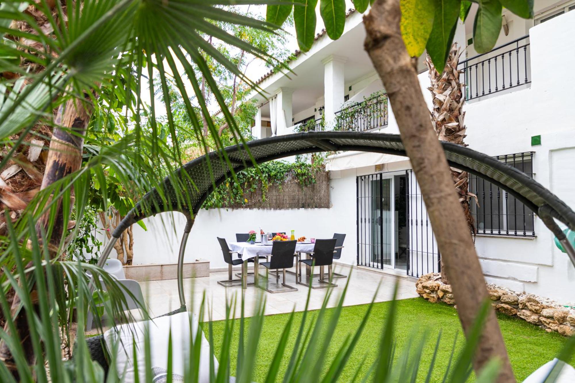 Covd 19 Free- Total Purified -design House Marbella- 3 Mn De Puerto Banus - Golden Mile - Tropical Garden&pool * Marbella