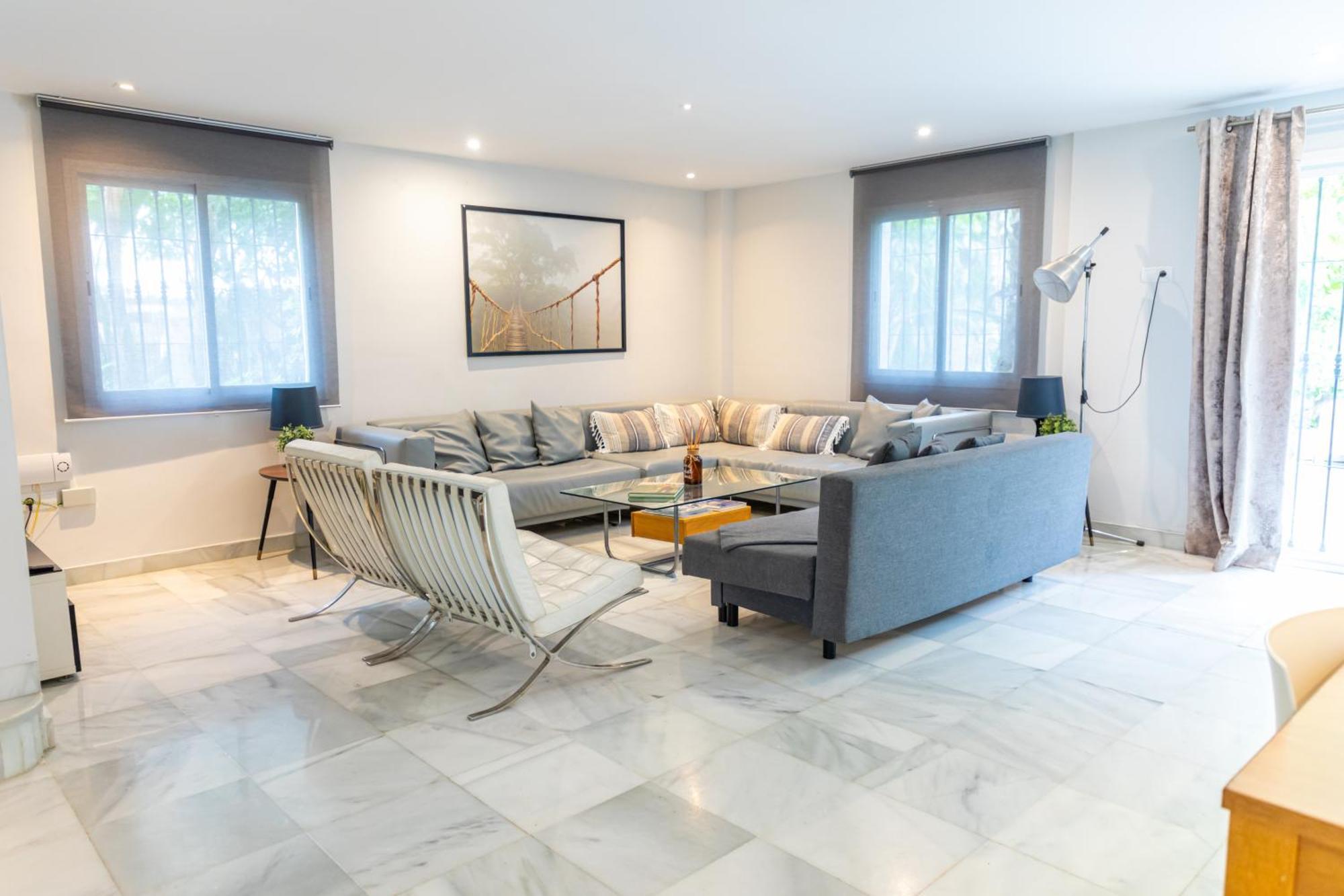 Covd 19 Free- Total Purified -design House Marbella- 3 Mn De Puerto Banus - Golden Mile - Tropical Garden&pool