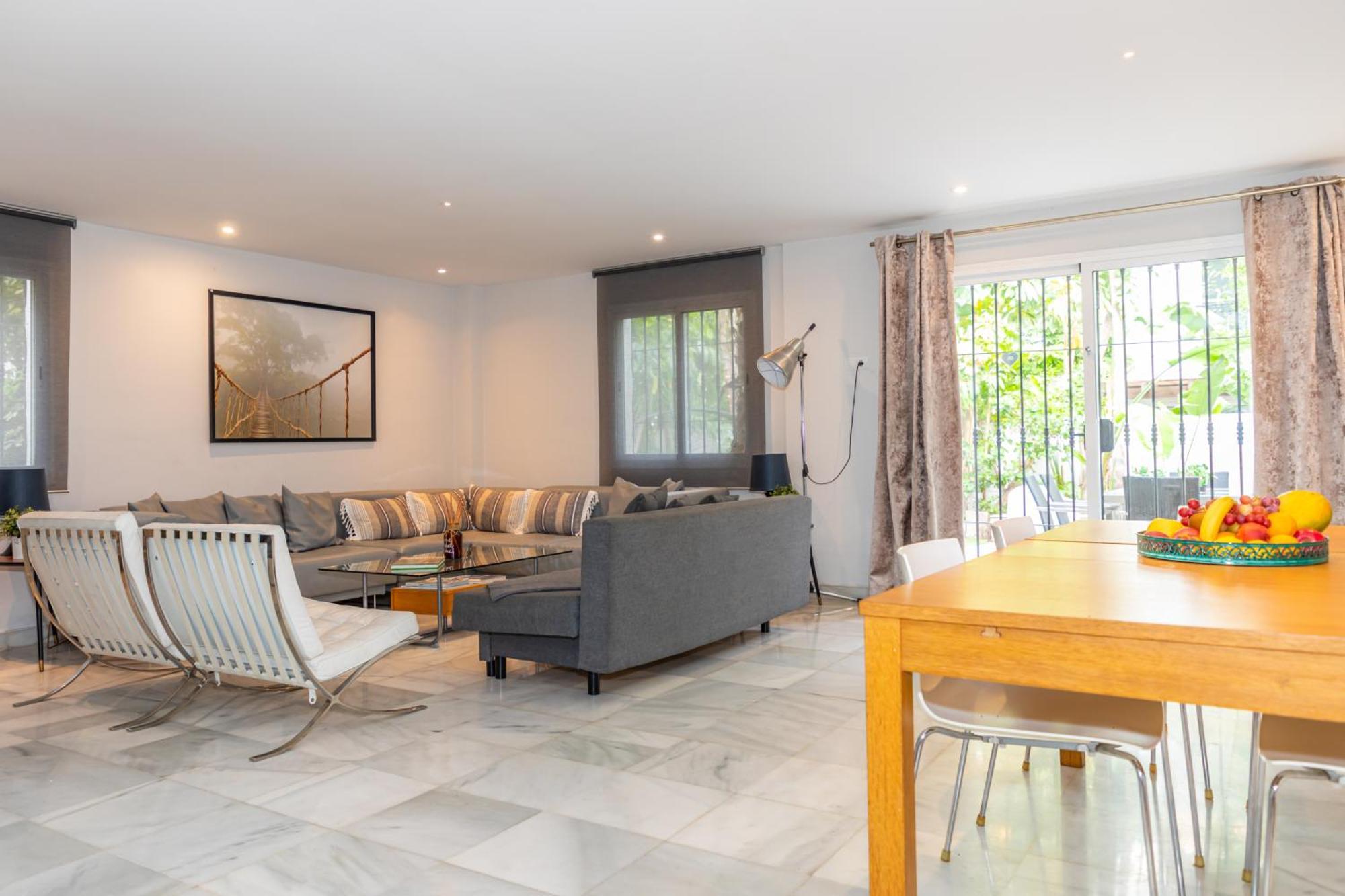 Covd 19 Free- Total Purified -design House Marbella- 3 Mn De Puerto Banus - Golden Mile - Tropical Garden&pool