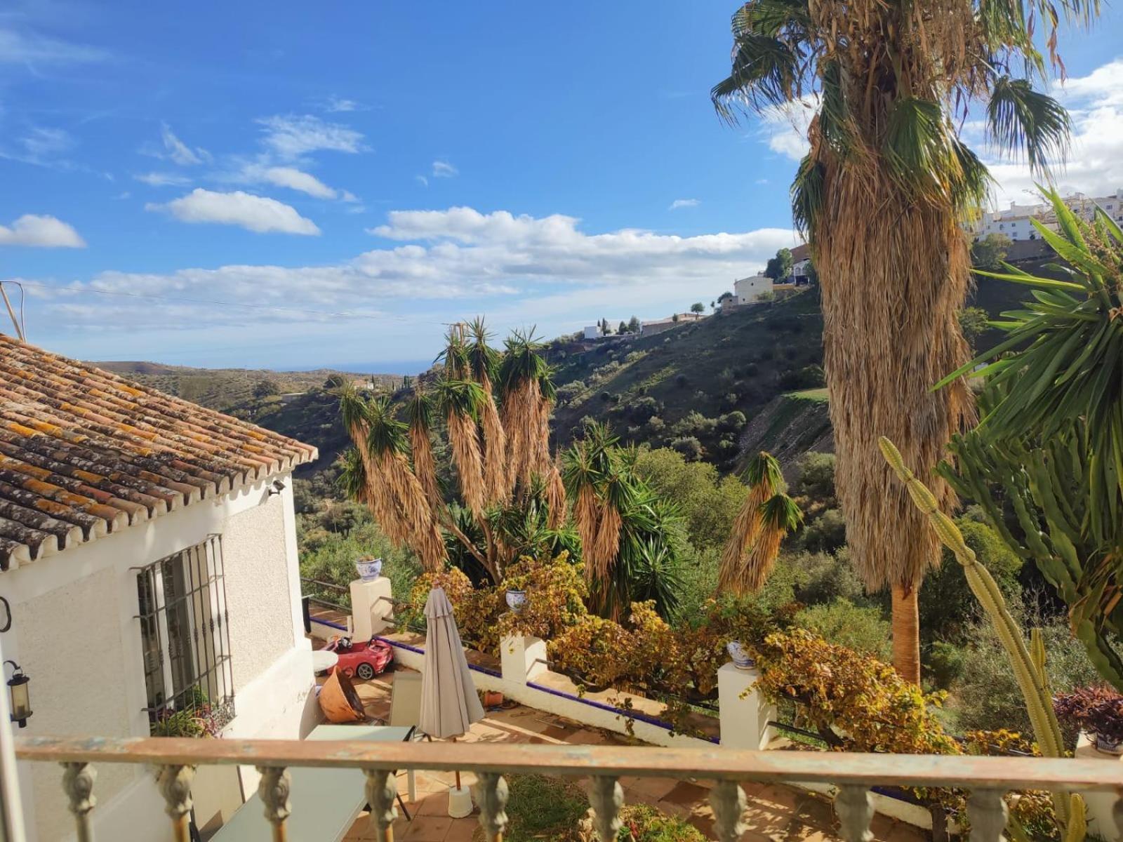 Casa Medina - Private With Terrace And Sea View, 25 Minutes From Malaga * Moclinejo