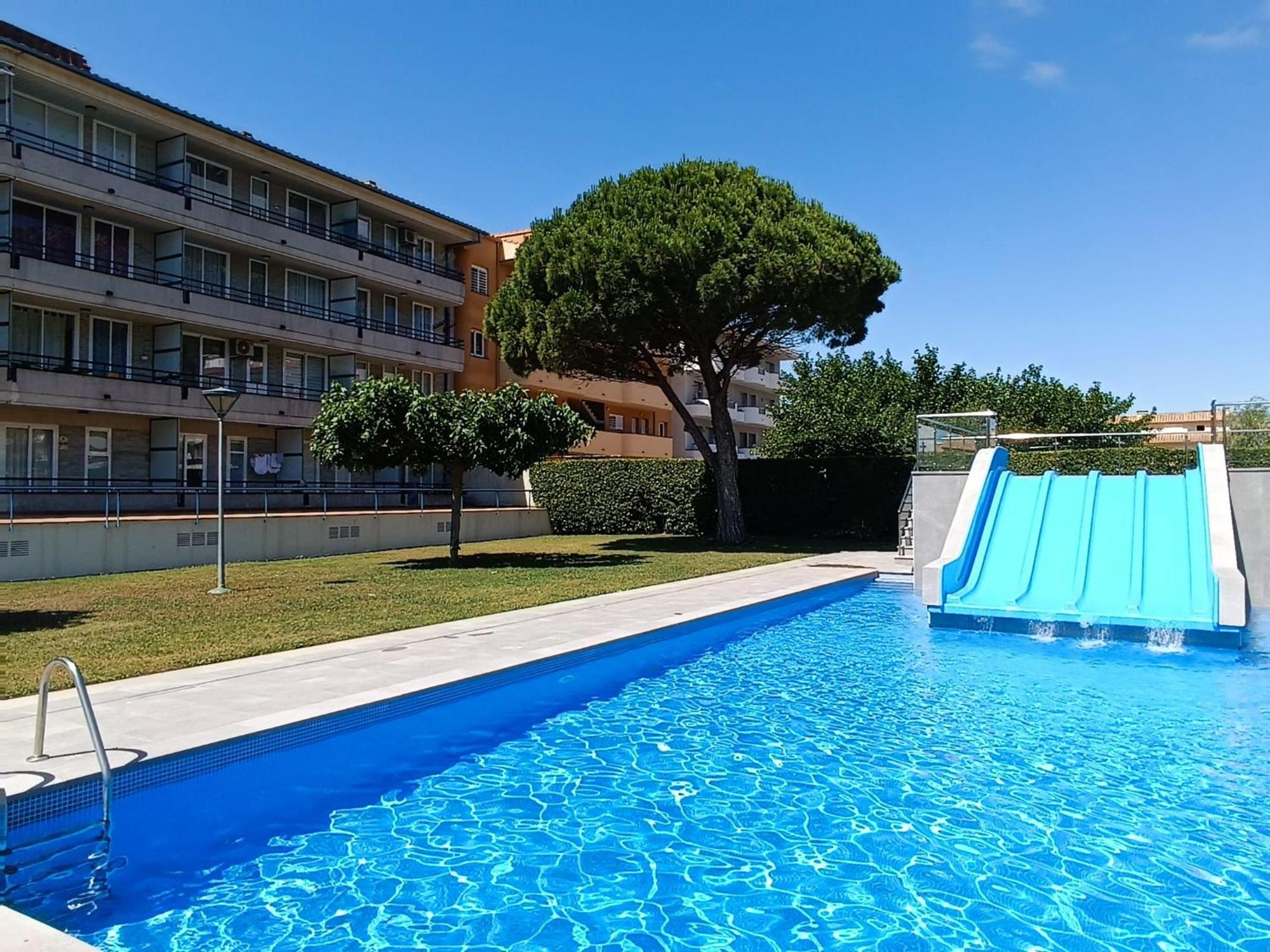 Apartamento Blaupark Vacacional Con Piscina Y Terraza En