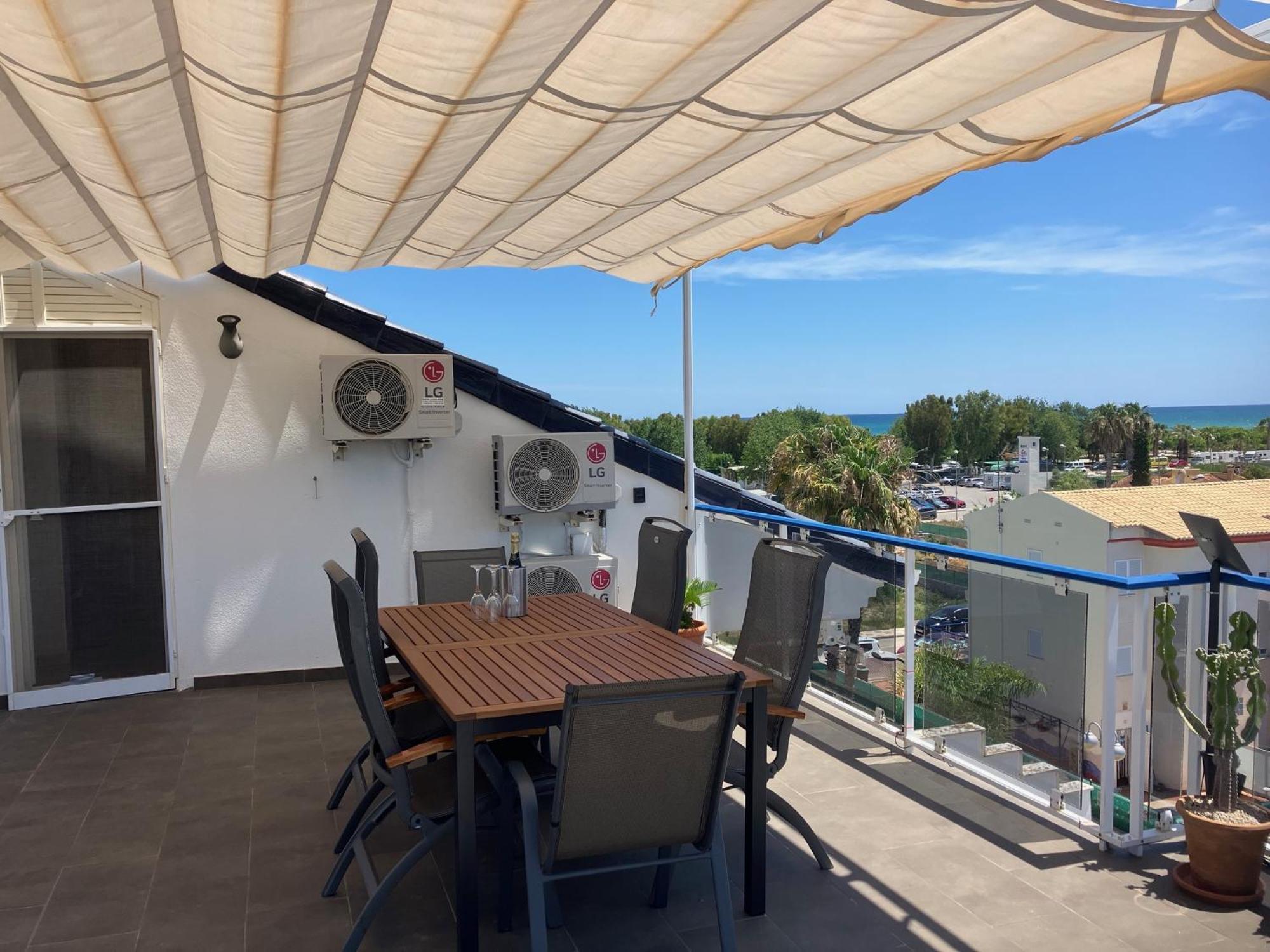 Penthouse Playa Rabdells With Pool And Seaview Apartamento