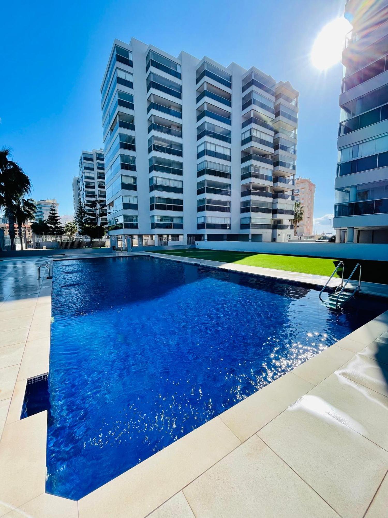 Apartamento En Primera Linea Con Vistas A La Playa Ensenada Del Esparto Del Residencial Vina Del Mar La Manga del Mar Menor