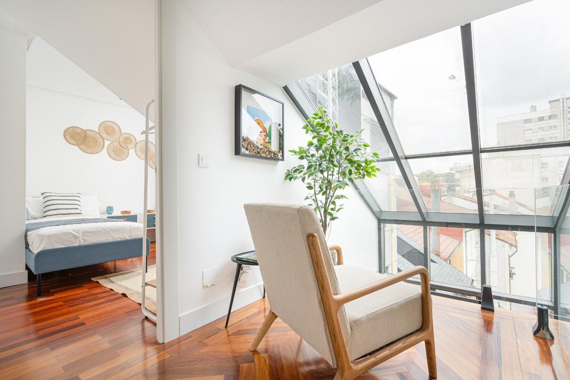 Helloasturias Oviedo, Un Espacio Luminoso Y Moderno En El Corazon De La Ciudad Apartamento