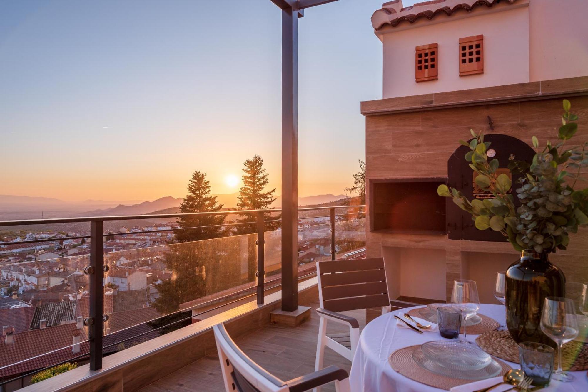 Casa Penalisa Con Chimenea, Barbacoa, Jacuzzi Y Vistas Panoramicas A Granada *