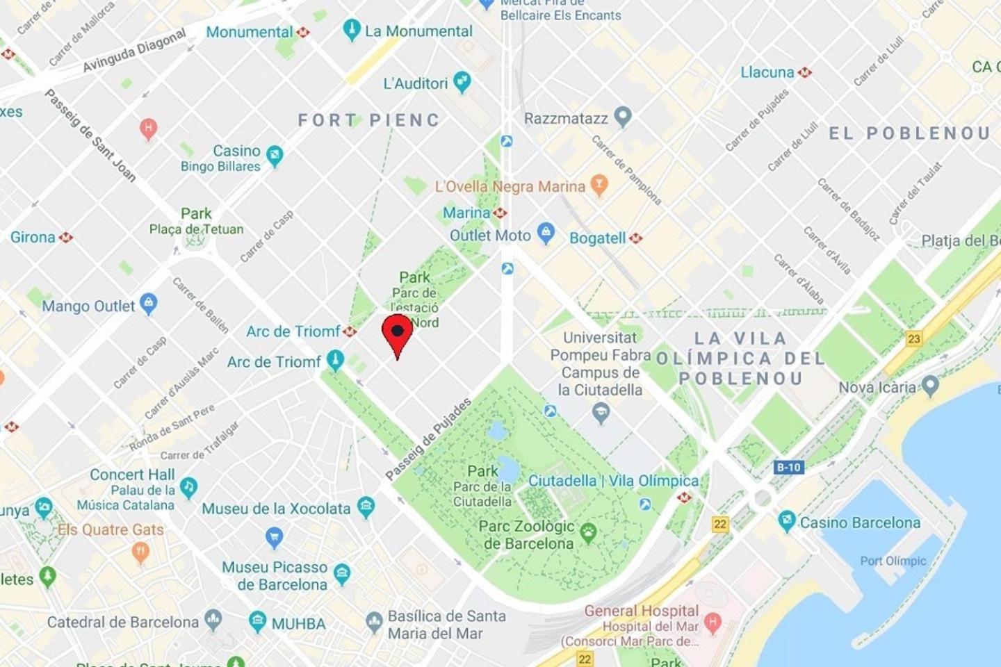 Cozy 2 Bedroom Next To Arc De Triomf Apartamento