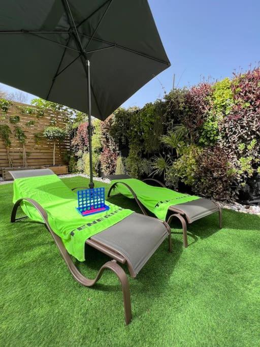Apartment Relaxing Garden Cristianos Con Jacuzzi Y Barbacoa