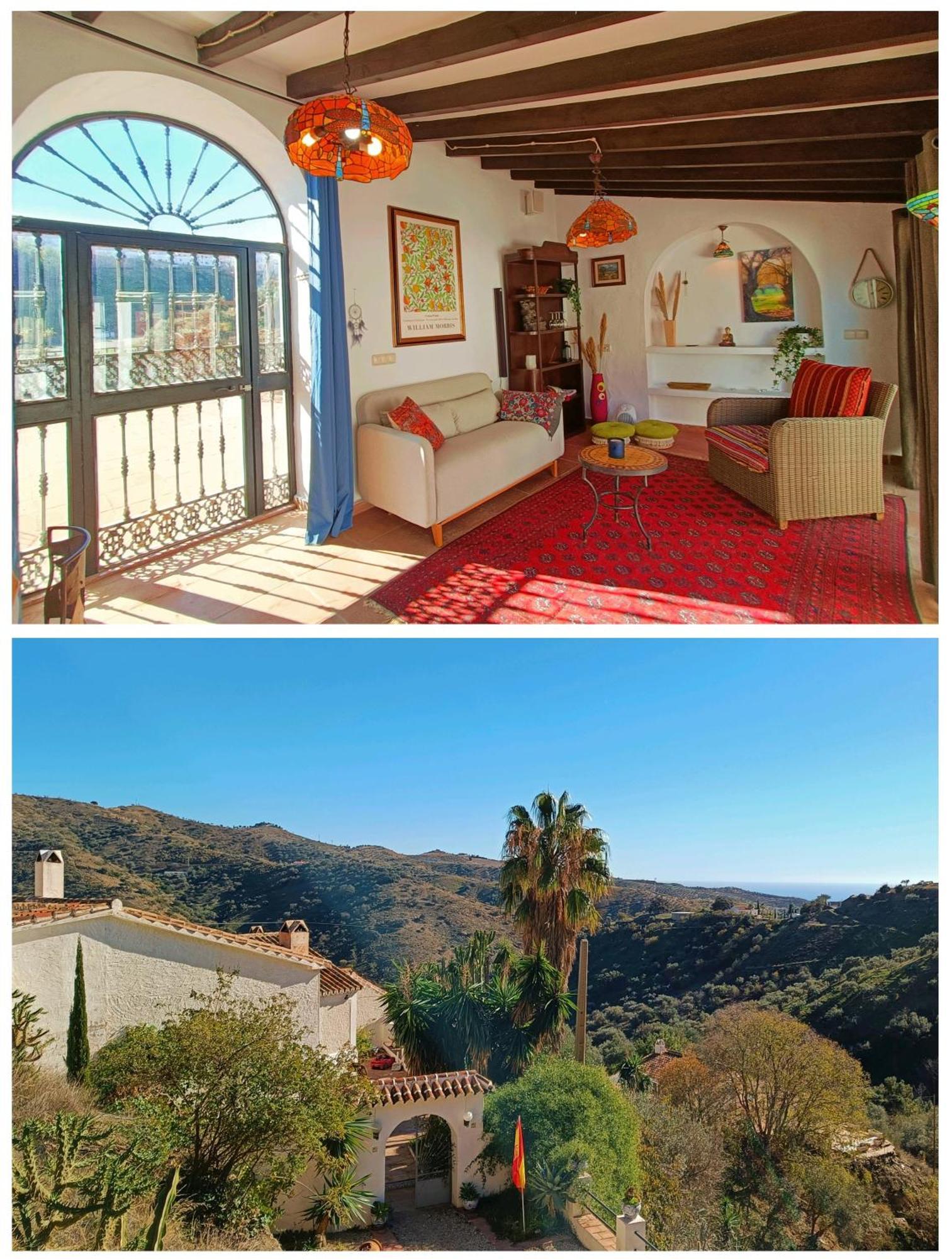 Casa Medina - Private With Terrace And Sea View, 25 Minutes From Malaga Moclinejo